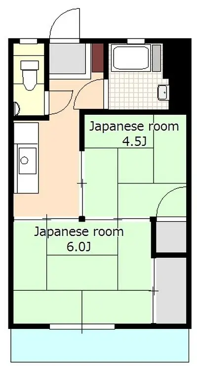 蔵王コーポ 5階階 間取り