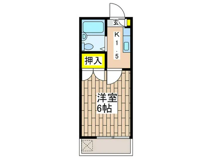 サンライズ藤沢 2階階 間取り