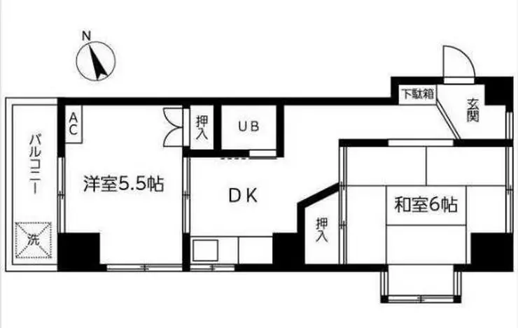 STビル鶯谷 5階階 間取り