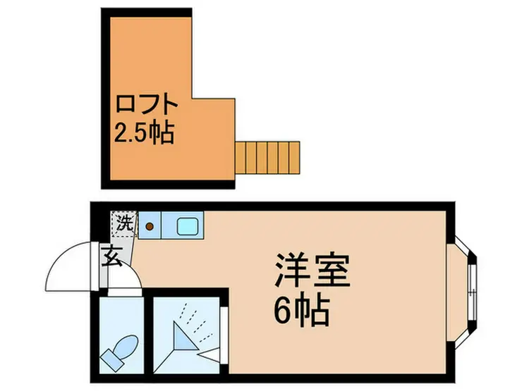 サンドリオン南常盤台 1階階 間取り