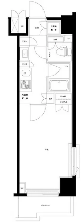 ルーブル多摩川南六郷 4階階 間取り