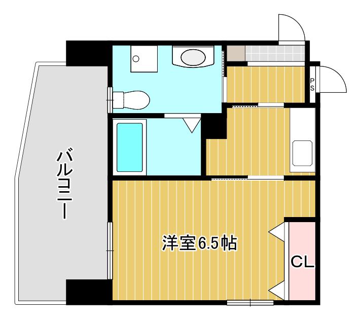   古船場タカヤコーポレーションビル(1K/5階)の間取り写真