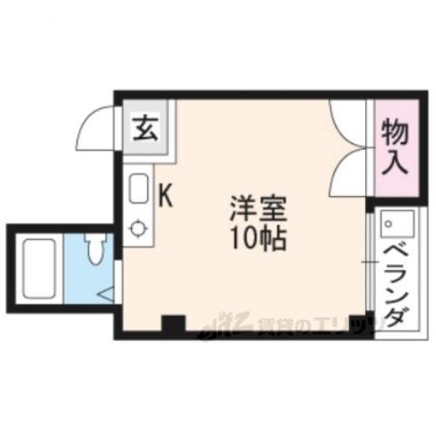 スチュディオエトレ88(ワンルーム/2階)の間取り写真