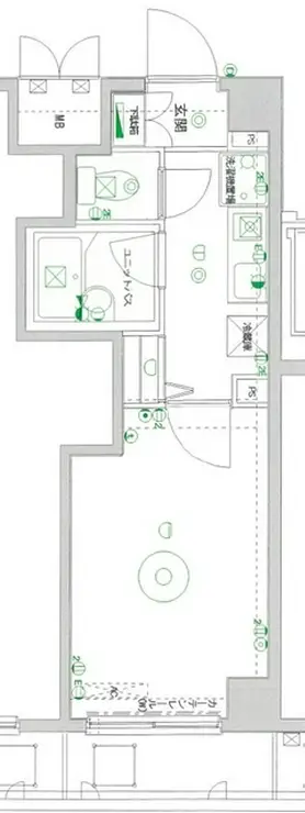 パークウェル目黒本町 2階階 間取り
