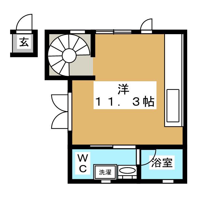 FELICE(ワンルーム/3階)の間取り写真