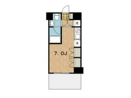 レジディア品川(ワンルーム/4階)の間取り写真