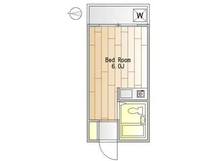 イン学芸大(ワンルーム/1階)の間取り写真