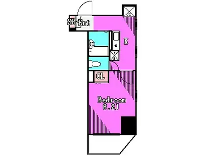 ヴェルステージ練馬III(1K/11階)の間取り写真