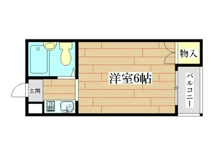 ダイユウレストハウス大畑(1K/4階)の間取り写真