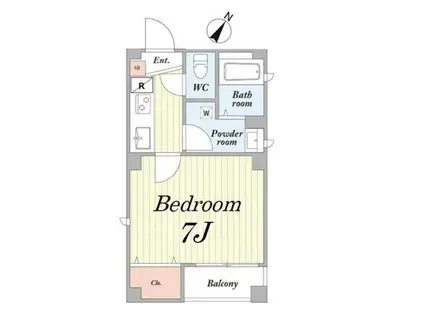 ノエル本郷(1K/5階)の間取り写真