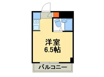 オリエンタル鎌ヶ谷(ワンルーム/2階)の間取り写真