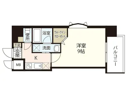 YELL RESIDENCE横川新橋(1K/12階)の間取り写真