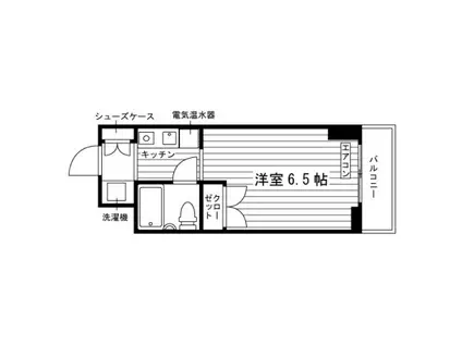フレンドシップ矢野口(1K/5階)の間取り写真
