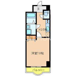 ルミエール八尾駅前(1K/5階)の間取り写真