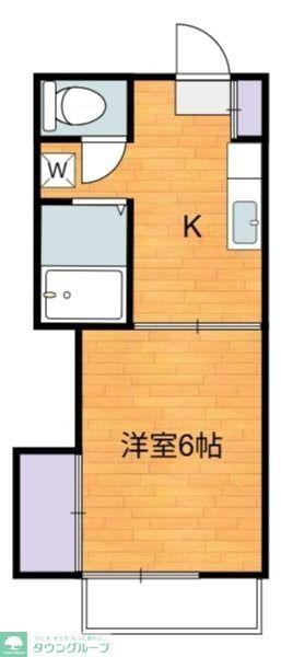 CASA. EPA(1K/1階)の間取り写真