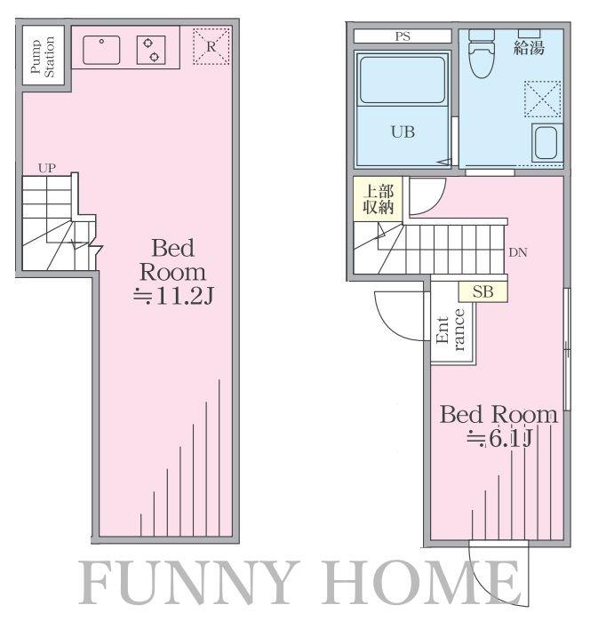 プレジール三軒茶屋(1LDK/B1階)の間取り写真