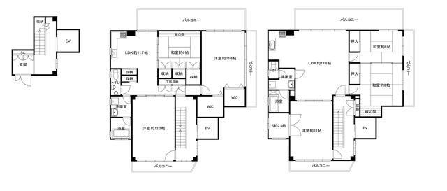 H SQUARE栗原(6SLDK/1階)の間取り写真