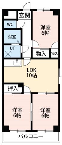 ANNEX PAIR(3LDK/2階)の間取り写真