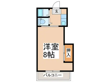 メゾンじゅん(1K/2階)の間取り写真