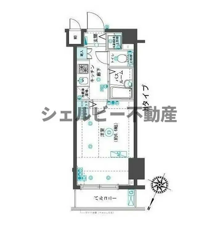 フェニックス渋谷本町 3階階 間取り