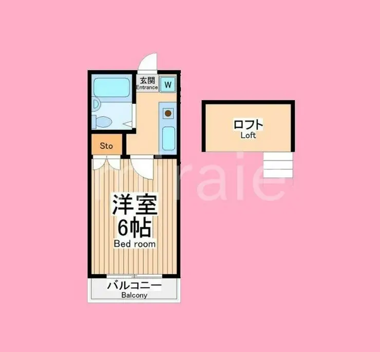 ホワイトシャンテ 2階階 間取り