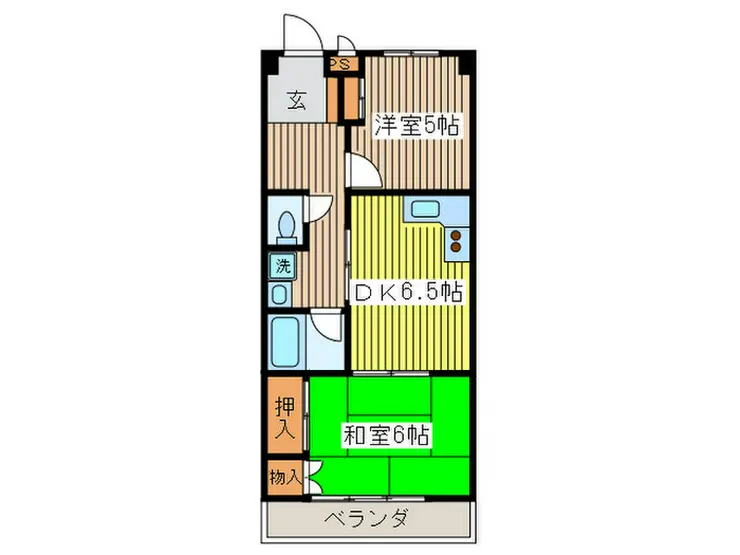中町グリーンハイム 3階階 間取り