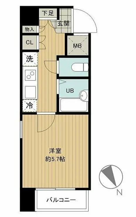 プレール・ドゥーク東京ベイ 7階階 間取り