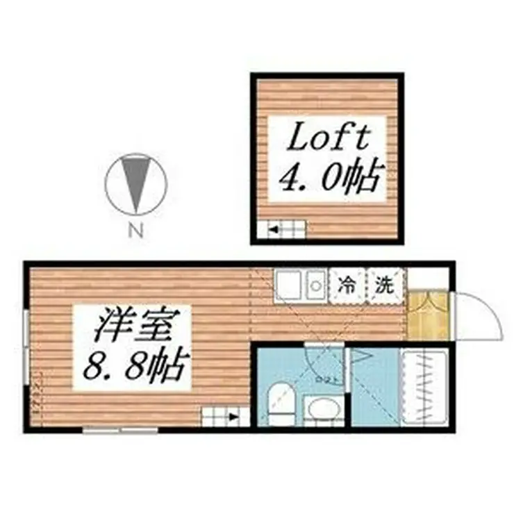 エクリス 2階階 間取り