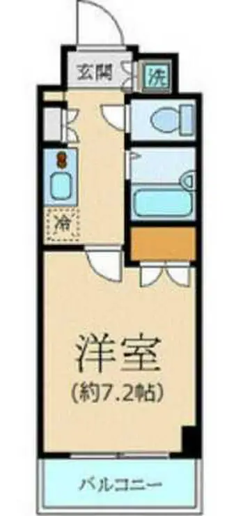 パレステュディオ新宿パークサイド 3階階 間取り