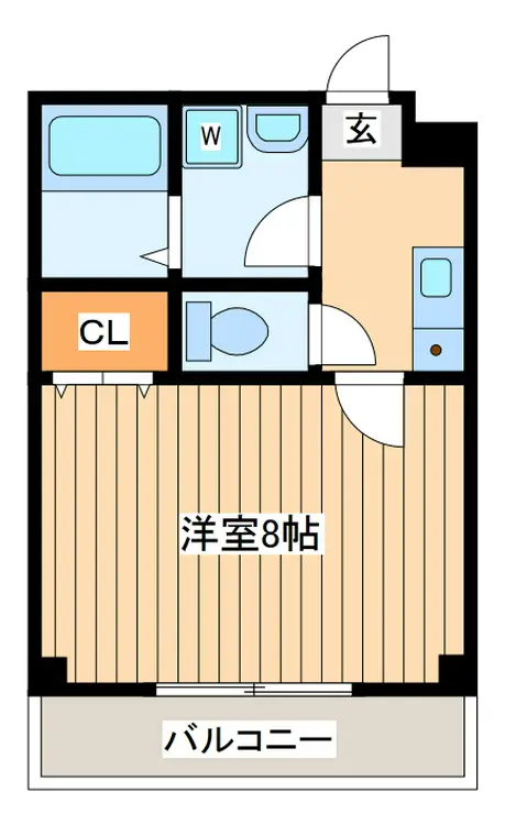 ソリッド大橋 5階階 間取り