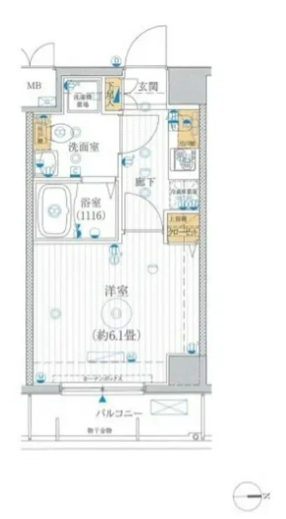 ル・リオン南砂町 3階階 間取り