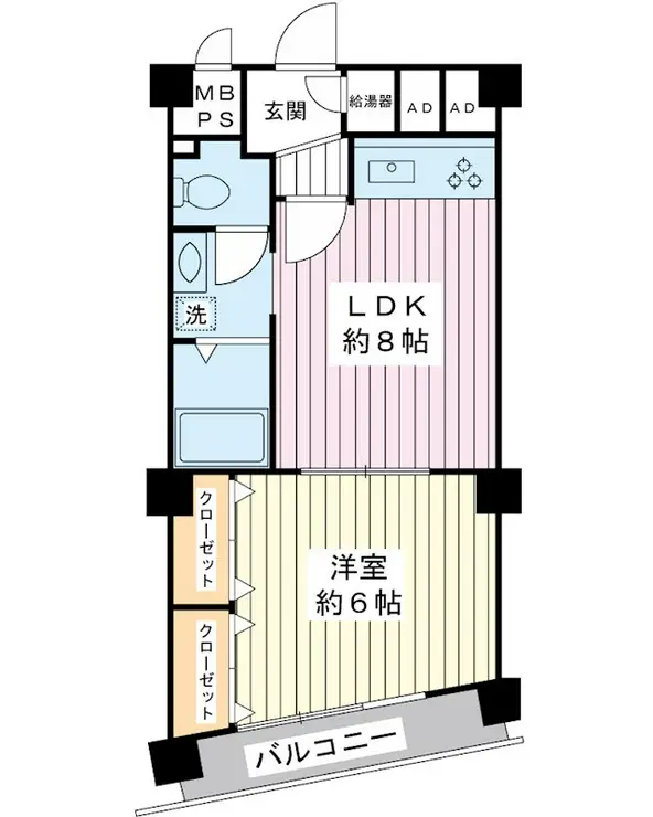 ネオコーポ行徳 4階階 間取り