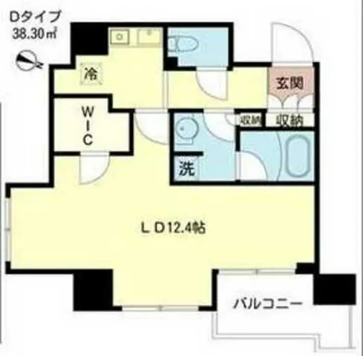 プロスペクト日本橋小網町 6階階 間取り