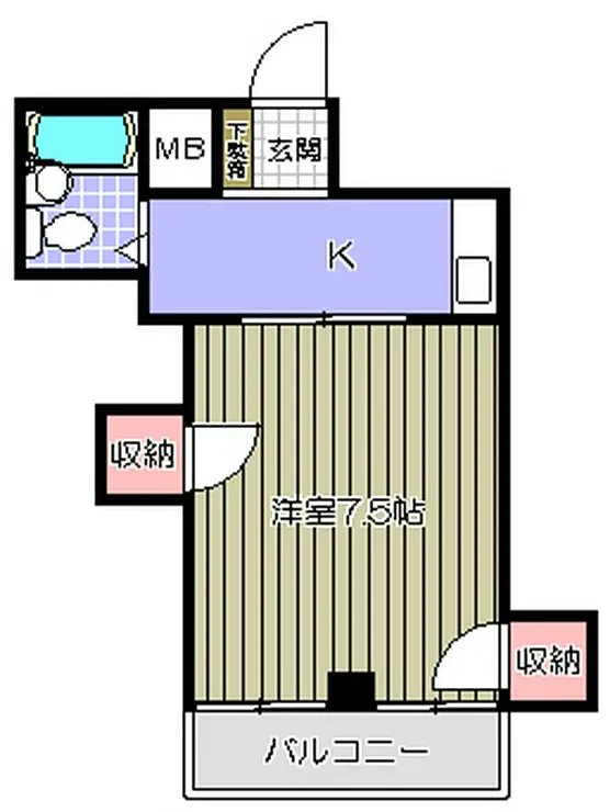 セピアコートN 2階階 間取り