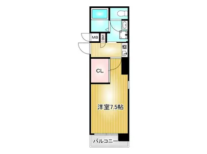 アスティ千種(1K/5階)の間取り写真