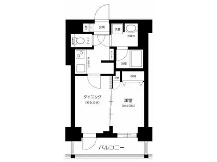 日神デュオステージ板橋(1DK/7階)の間取り写真