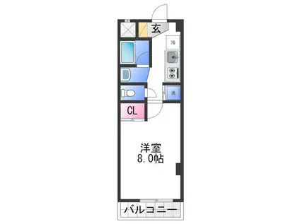 ソフィアコート(1K/3階)の間取り写真