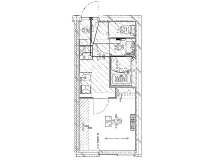 GM上落合(1K/1階)の間取り写真