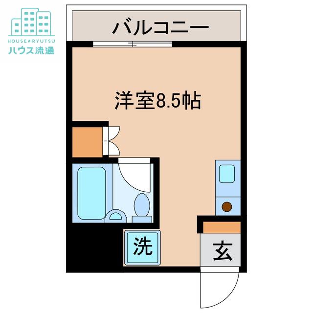 サンシティ21(ワンルーム/2階)の間取り写真