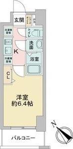アステリ鶴舞テーセラ(1K/3階)の間取り写真