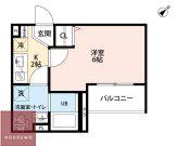 CRASTINE新森2丁目(1K/1階)の間取り写真