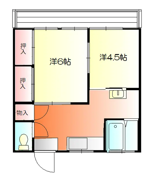 玉堤スカイハイム 2階階 間取り