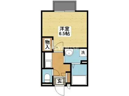 フォレストヒルズ(1K/1階)の間取り写真