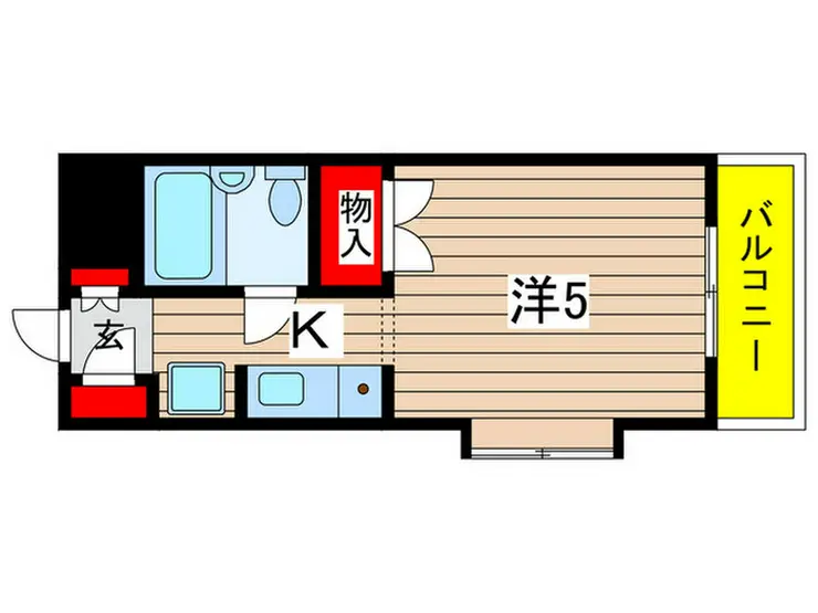 ペガサスマンション生田 2階階 間取り