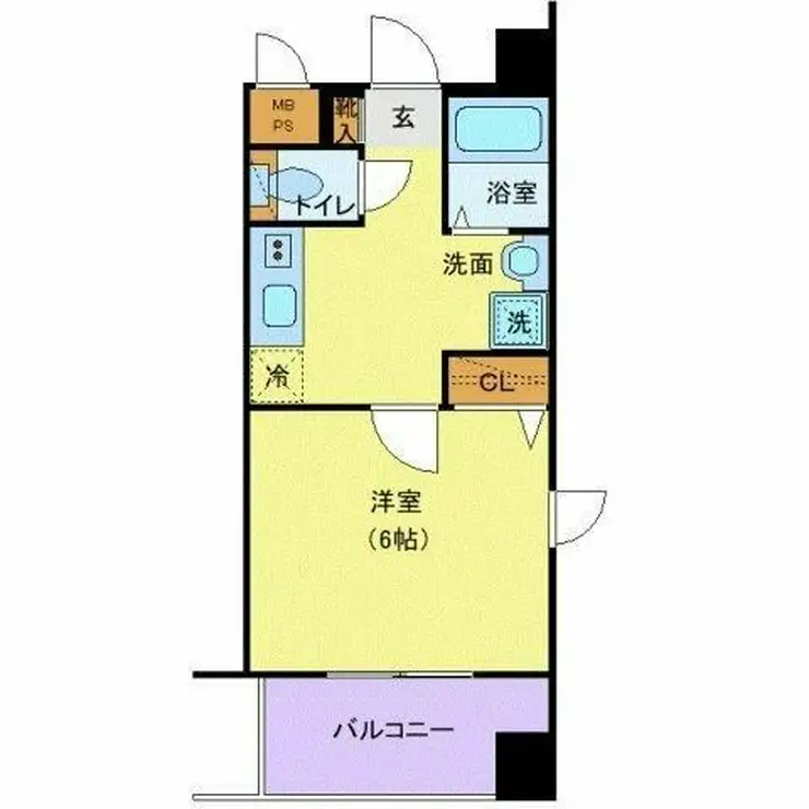 グランヴァン銀座東 8階階 間取り
