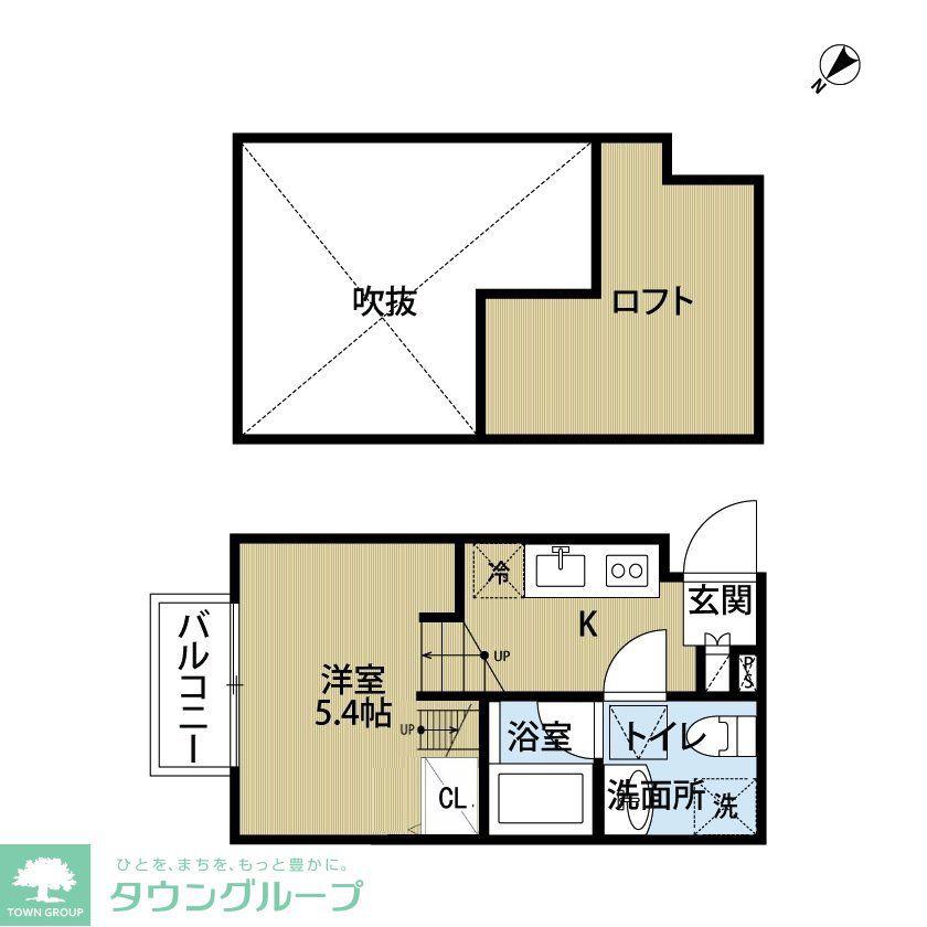 CONSOLATORIA(1K/1階)の間取り写真