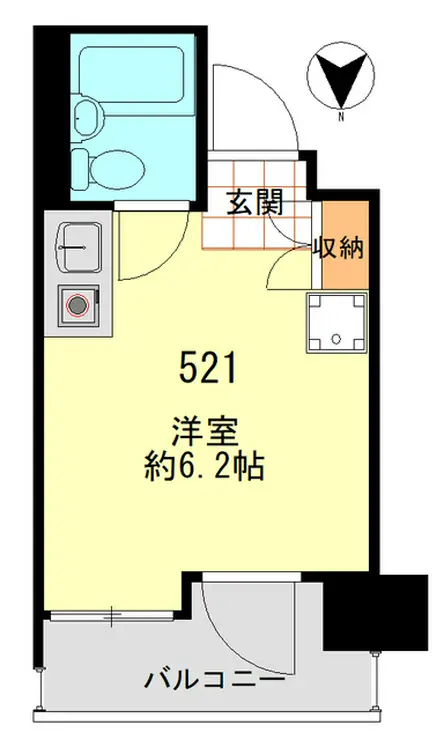 ルネ御苑プラザ 5階階 間取り