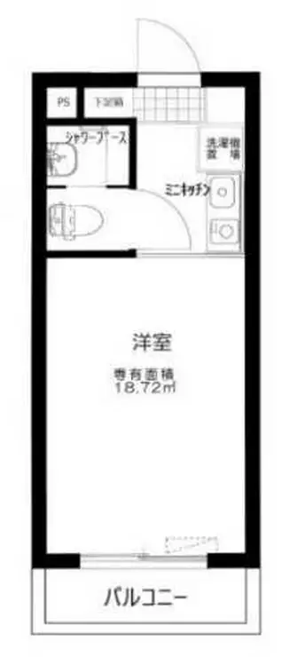 ロワール駒沢 1階階 間取り