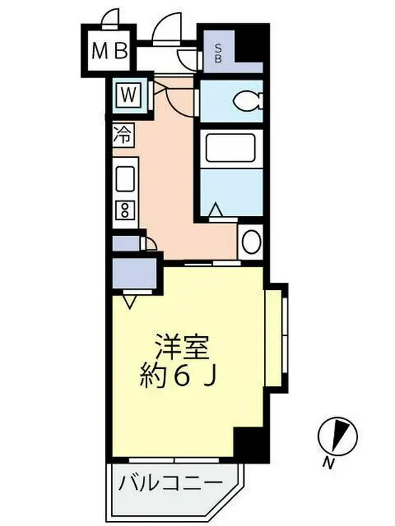 グランヴァン武蔵小山II 4階階 間取り