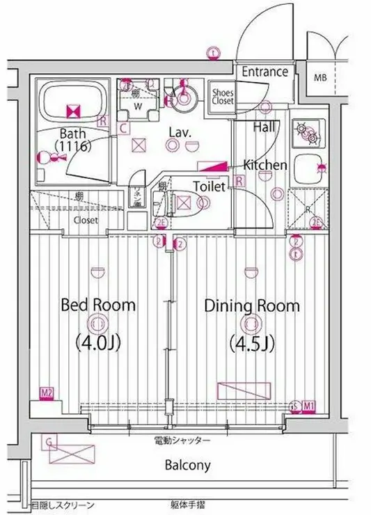ガーラ練馬グランドステージ 1階階 間取り